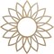 Ekena Millwork Daisy Wood Fretwork Pierced Ceiling Medallion, Hickory, 34"OD x 11 7/8"ID x 1/4"T CMWP34X34X0250DAHI - alternate 1